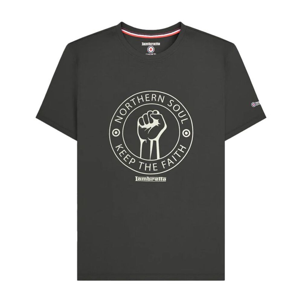 Lambretta Mens Northern Soul T-Shirt / Iron
